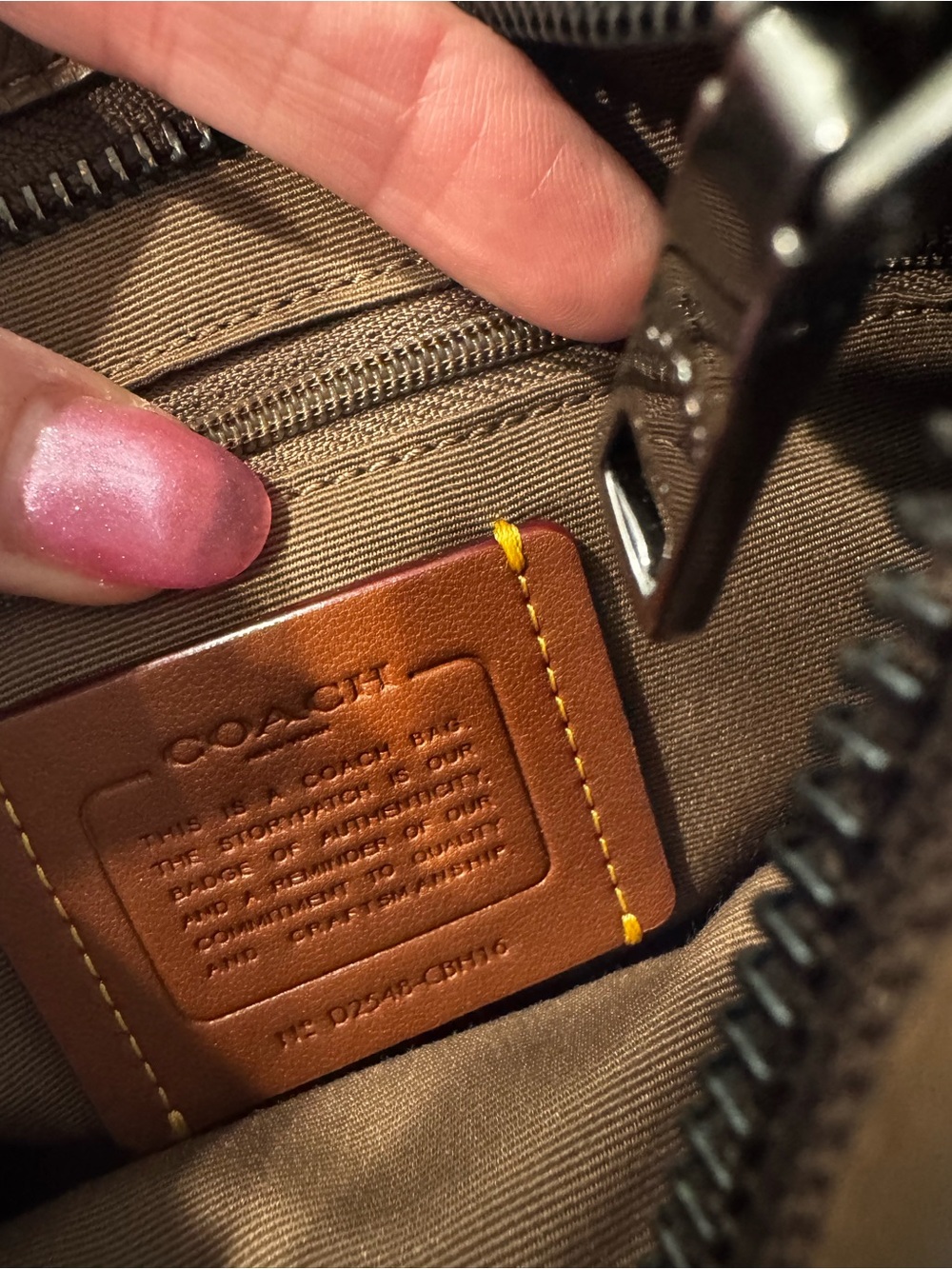 COACH Small Laurel Crossbody/Shoulder Bag - color Stone - Picture 5 of 10